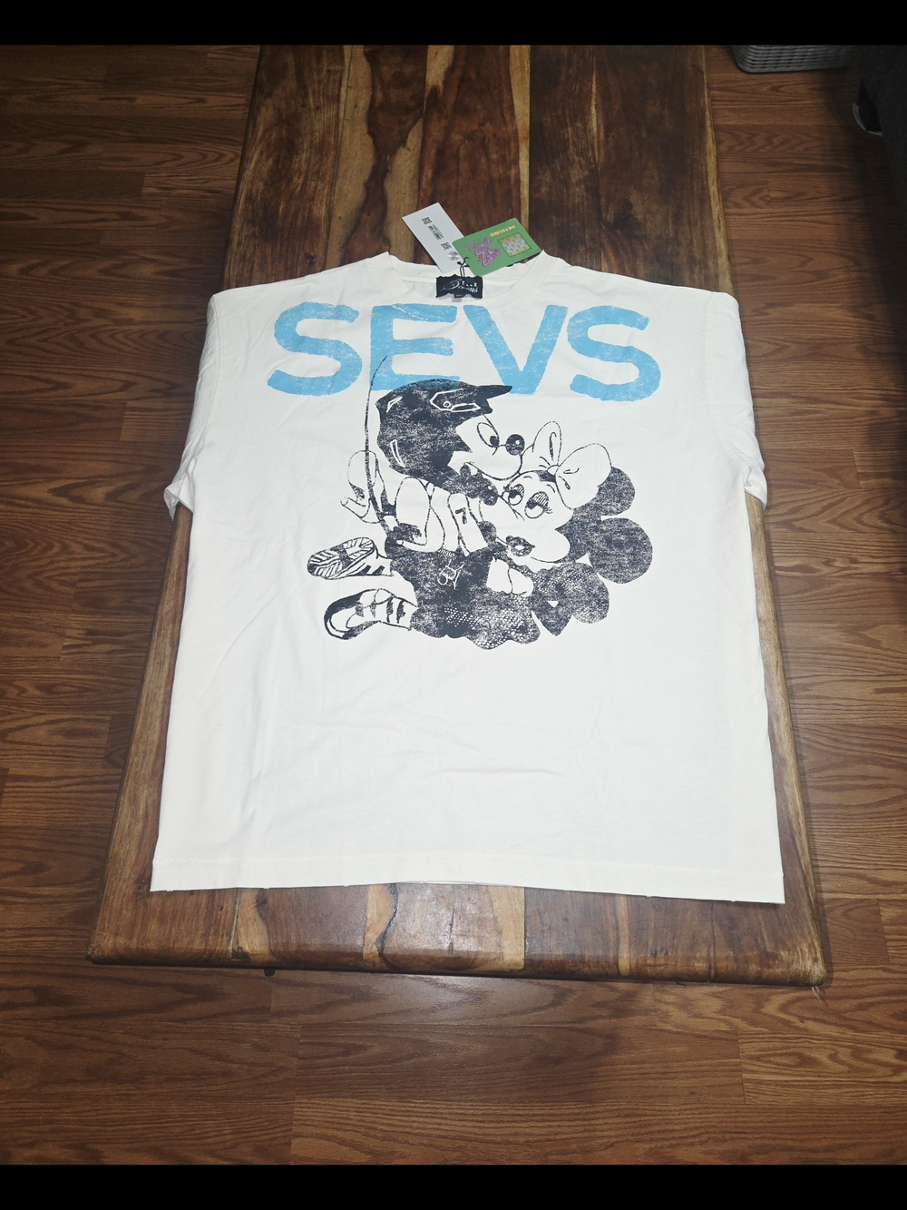 Triple 7's Miami White Short Sleeve Graphic Tee